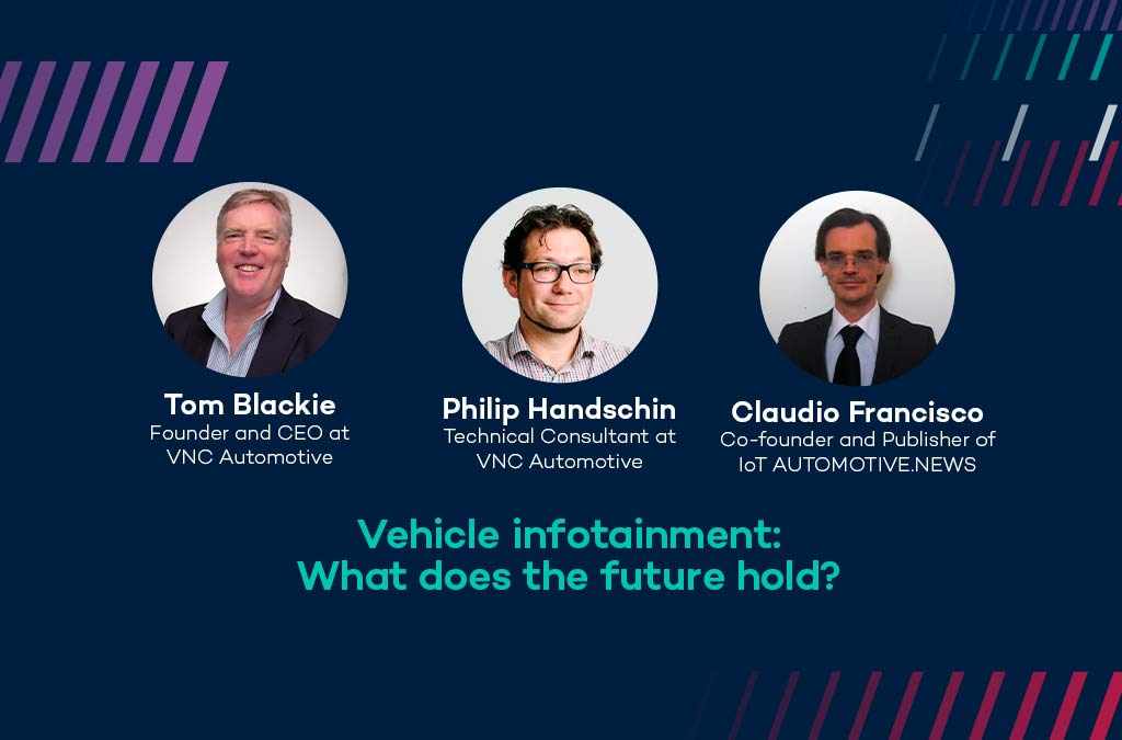 Webinar: Vehicle infotainment. What does the future hold?