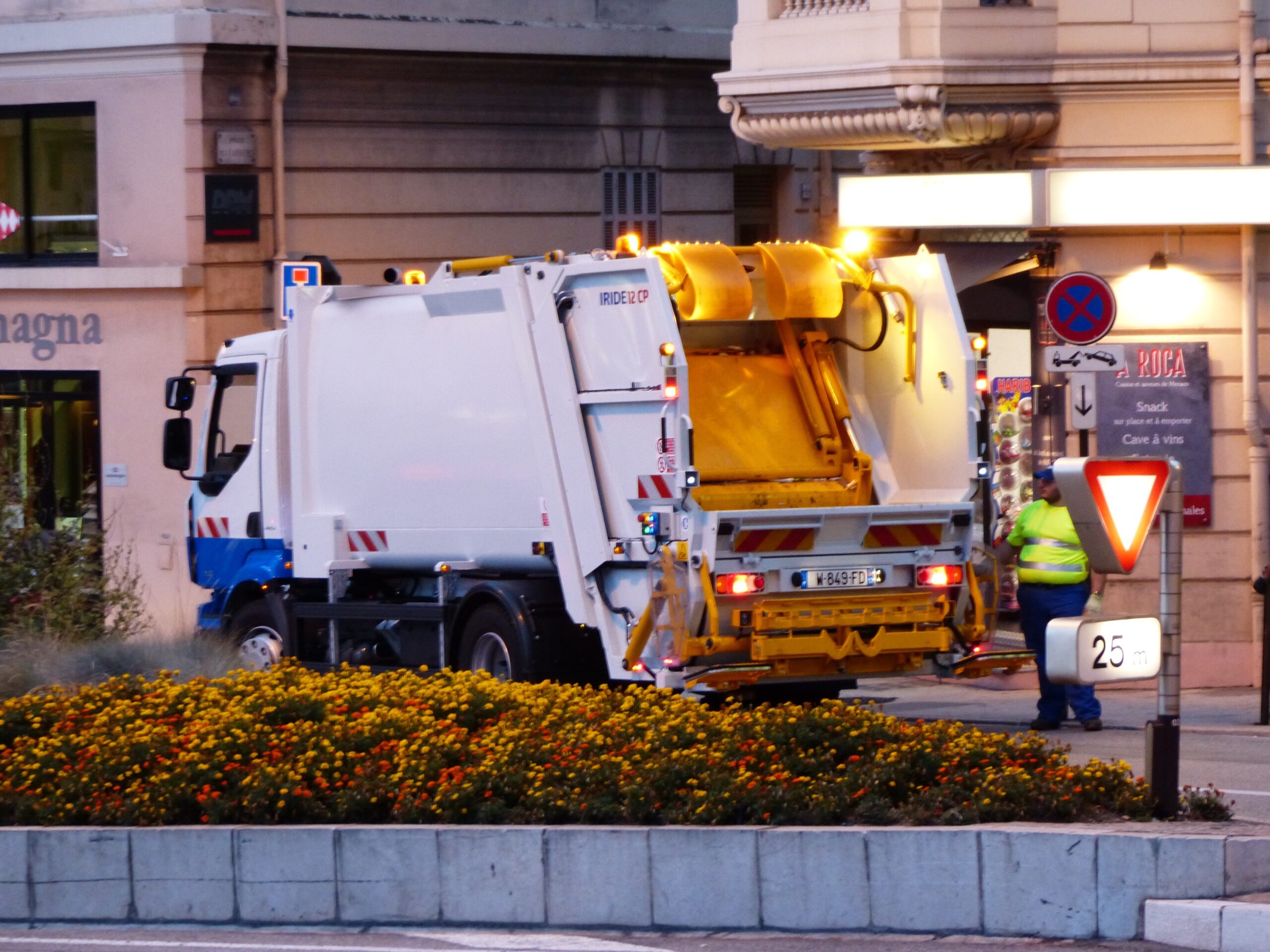 French refuse lorry