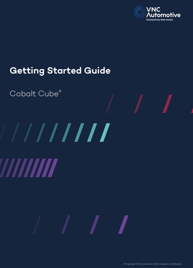 Cobalt Cube® Getting Started Guide